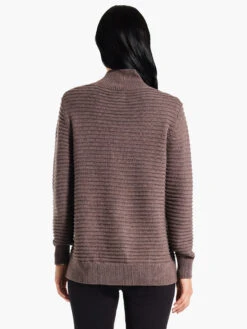 Textured Tunic Sweater IRON -Brave Sales Store W231140IRNPRODUCT 03