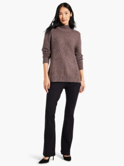 Textured Tunic Sweater IRON -Brave Sales Store W231140IRNPRODUCT 04