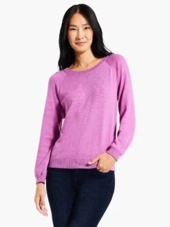 Here And There Sweater VIVID MAGENTA