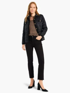 Knit Trim Puffer Jacket -Brave Sales Store W231171BLXPRODUCT 04