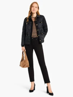 Knit Trim Puffer Jacket -Brave Sales Store W231171BLXPRODUCT 06