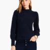 Waffle Stitch Sweater DARK INDIGO