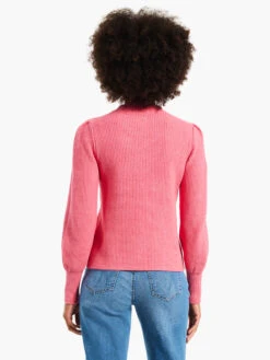 Waffle Stitch Sweater GRENADINE 6 Waffle Stitch Sweater GRENADINE -Brave Sales Store W231190GRDPRODUCT 03