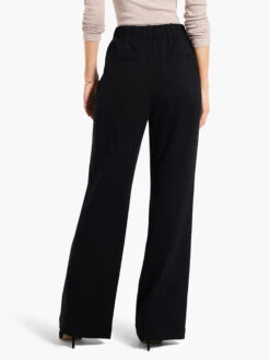 31" Knit Wide Leg Pleated Pant BLACK ONYX -Brave Sales Store W231354BLXPRODUCT 04