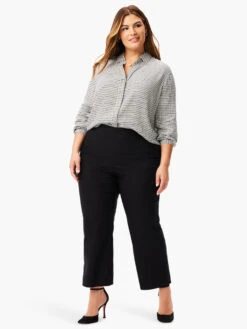 Femme Plaid Shirt BLACK MULTI -Brave Sales Store W231603WBLMPRODUCT 04