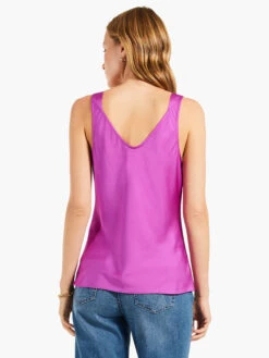Lace Cami Tank VIVID MAGENTA -Brave Sales Store W231652VMGPRODUCT 03