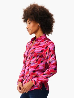 Petal Splash Shirt PINK MULTI -Brave Sales Store W231688PKMPRODUCT 02