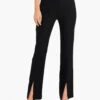 31" Polished Wonderstretch Boot Cut Slit Pant BLACK ONYX