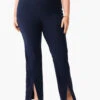 31" Polished Wonderstretch Boot Cut Slit Pant DARK INDIGO