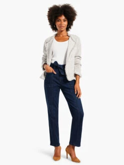 28" Belted Straight Ankle Jeans TWI -Brave Sales Store W231869TWIPRODUCT 02