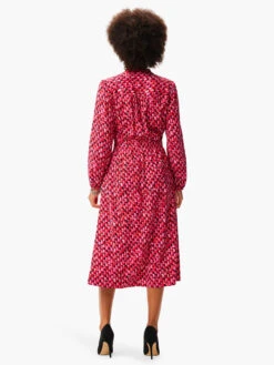 Festive Mix Live In Dress RED MULTI -Brave Sales Store W231904RREDPRODUCT 03