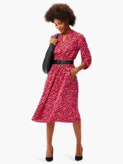 Festive Mix Live In Dress RED MULTI -Brave Sales Store W231904RREDPRODUCT 04